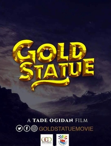 Gold Statue Poster